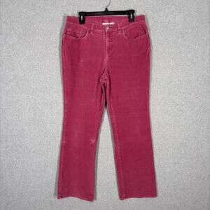 Sonoma Corduroy Pants Womens 12 Pink Academia‎ Retro Soft Girl Book Pastel Rose